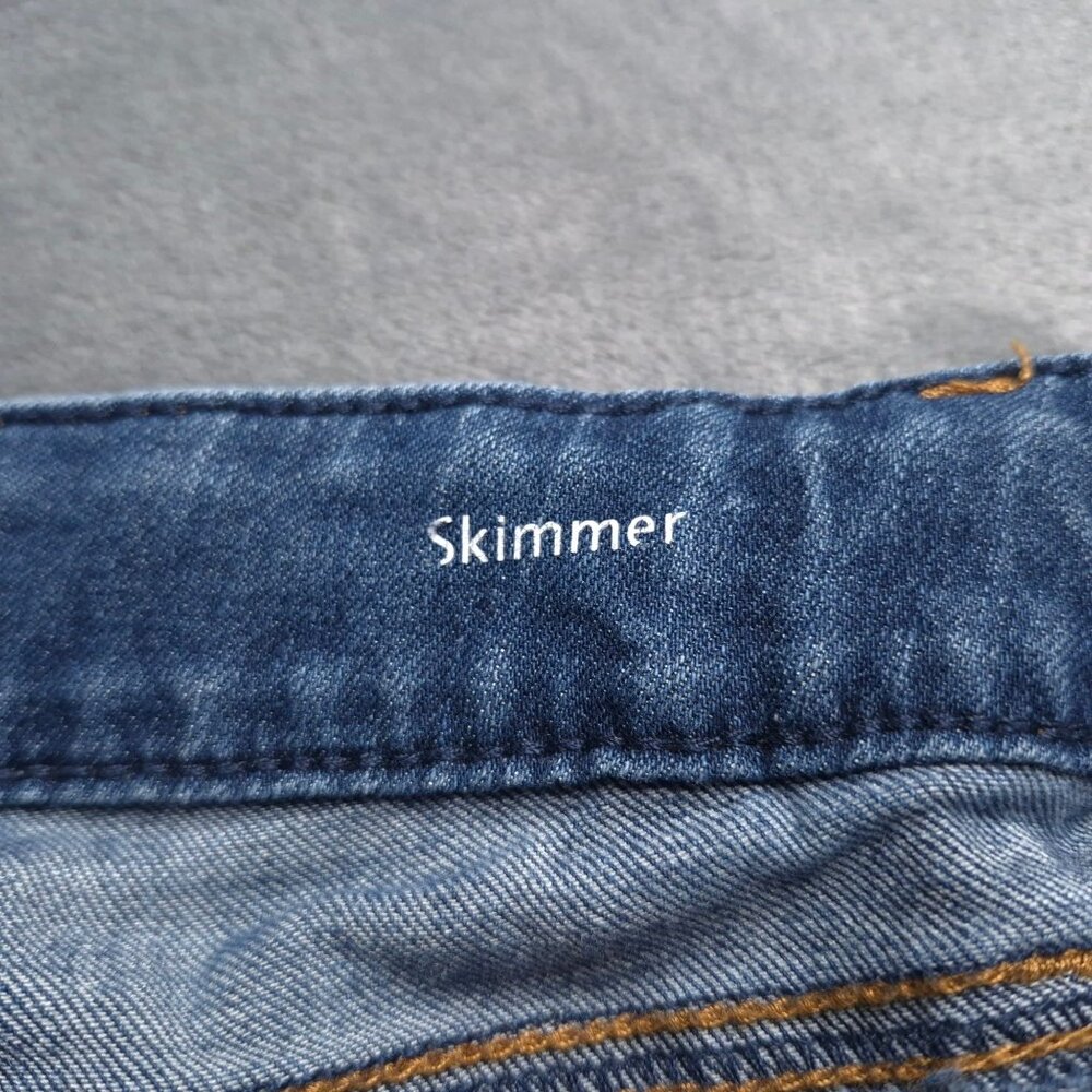 Gloria Vanderbilt Womens All Around Slimming Effect Skimmer Jeans 16 Medium Wash - Picture 7 of 8